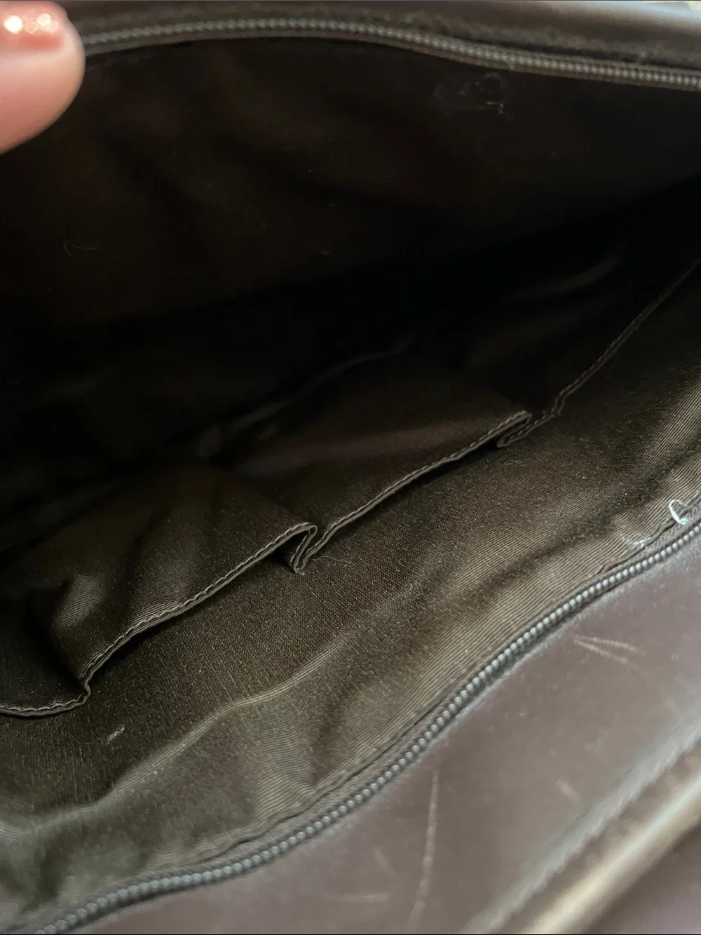 Coach Leather Briefcase / Messenger Bag – Dark Brown – Excellent Condition